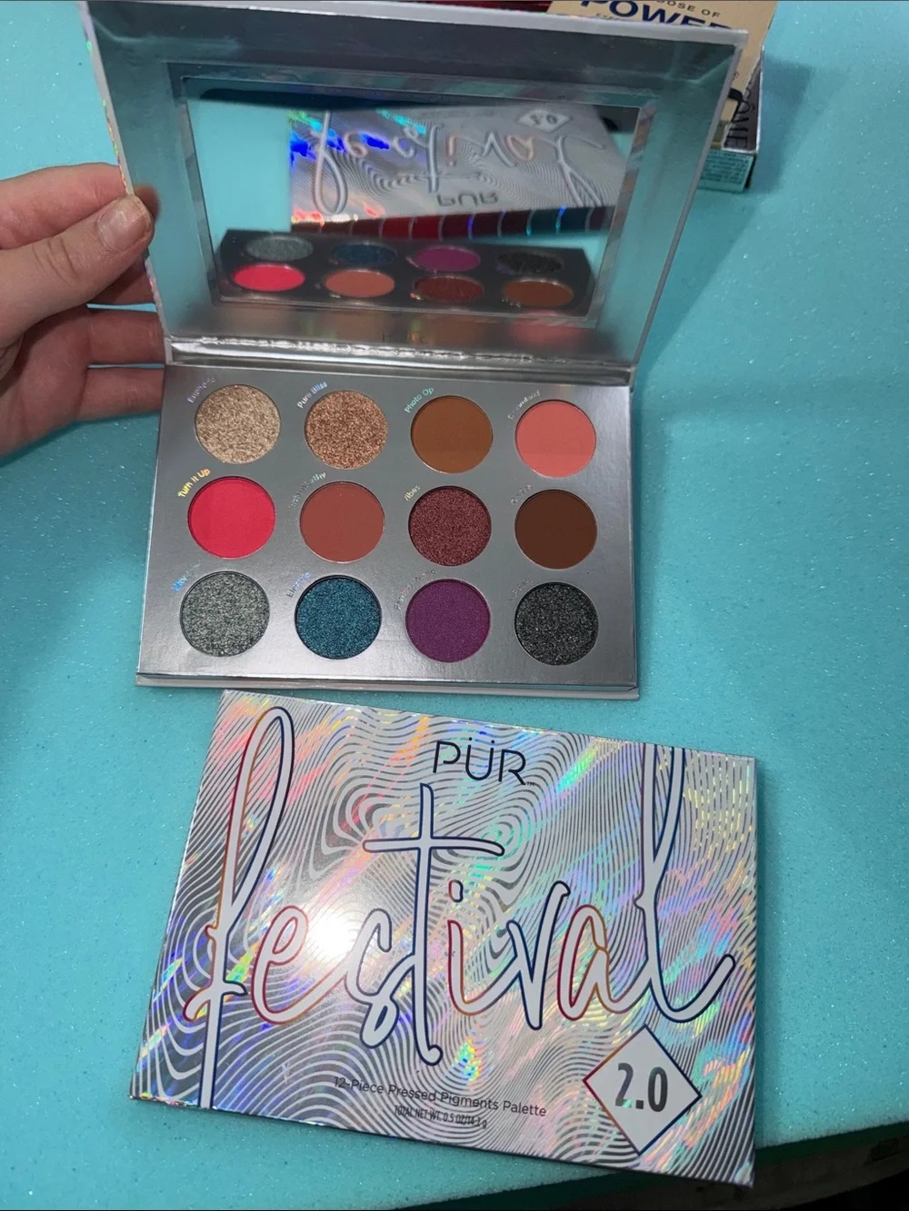 PUR Festival 2.0 Eyeshadow Palette — Pink, Purple, Blue, Brown, Gold, Coral
